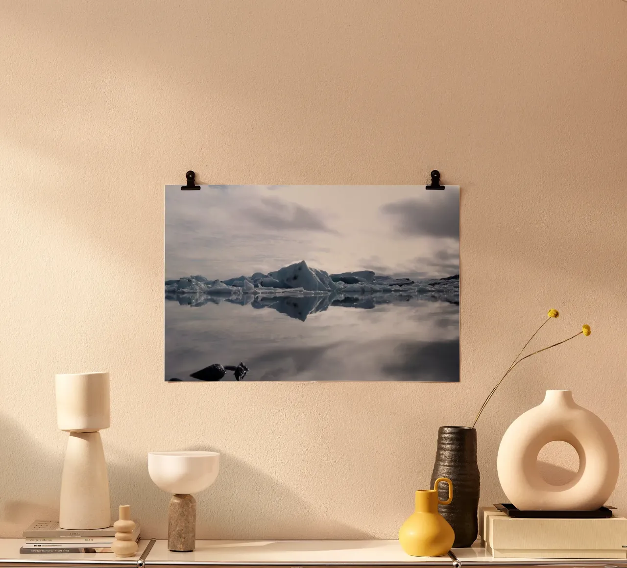 Jökulsárlón Glacier Lagoon poster by Fjöllart