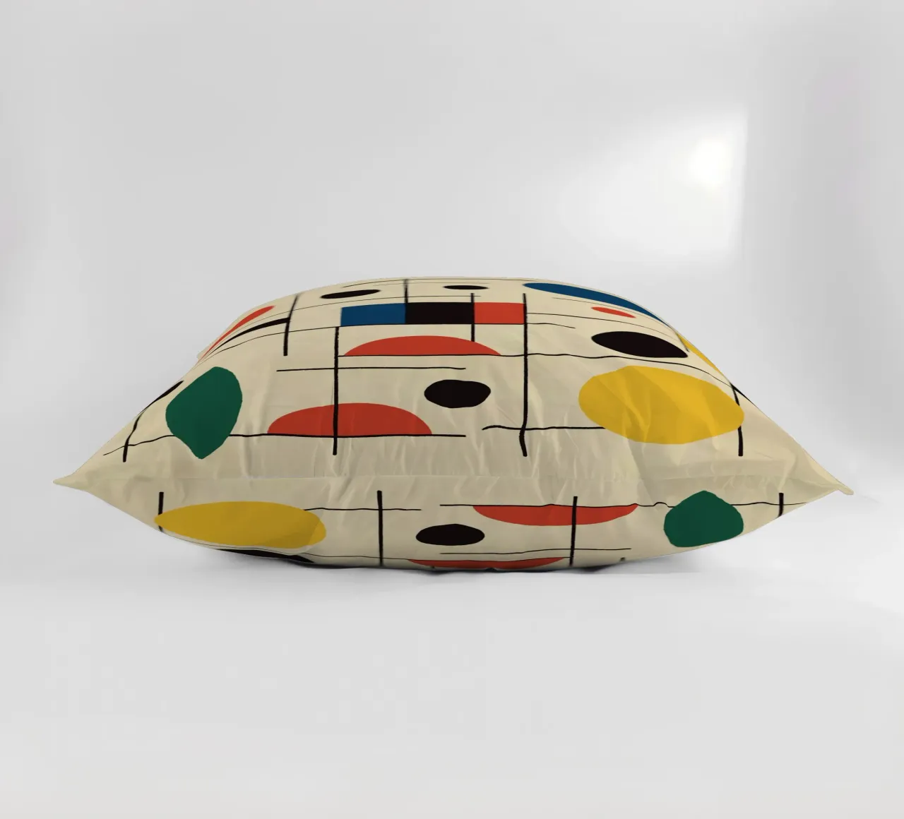 Composizione geometrica con cerchi e linee cuscino da Life of Pie