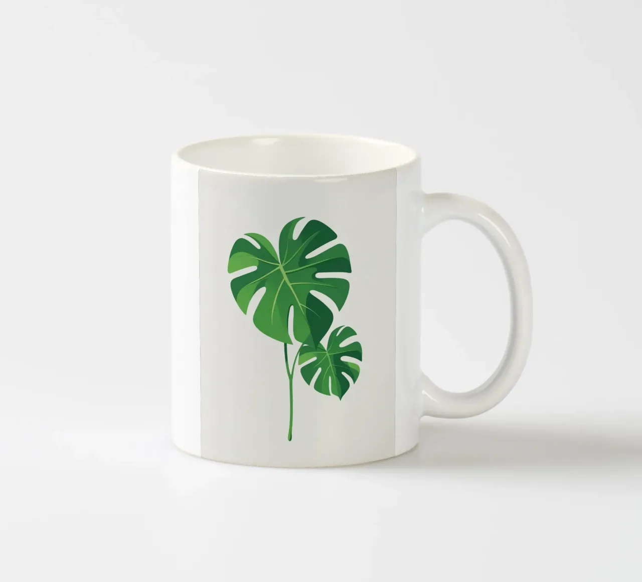 Foglia giovane tazza in ceramica da Botanical Gallery