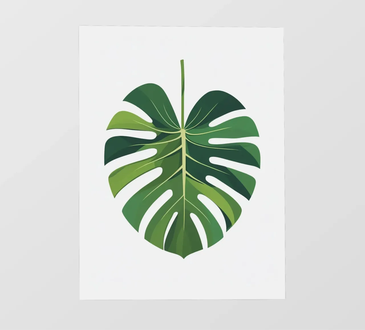 Foglia divisa classica telo in pvc da Botanical Gallery