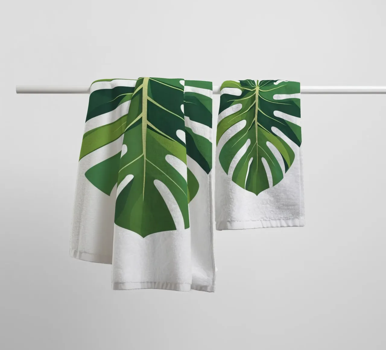 Foglia divisa classica asciugamano da bagno da Botanical Gallery