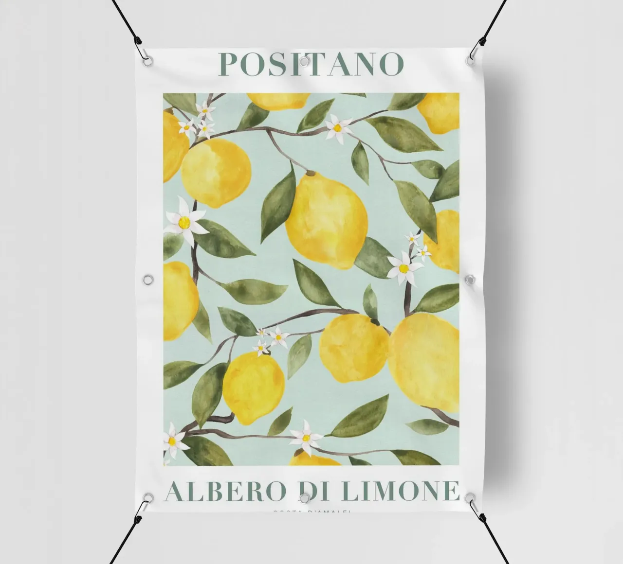 Positano Lemon telo in pvc da TRaveler