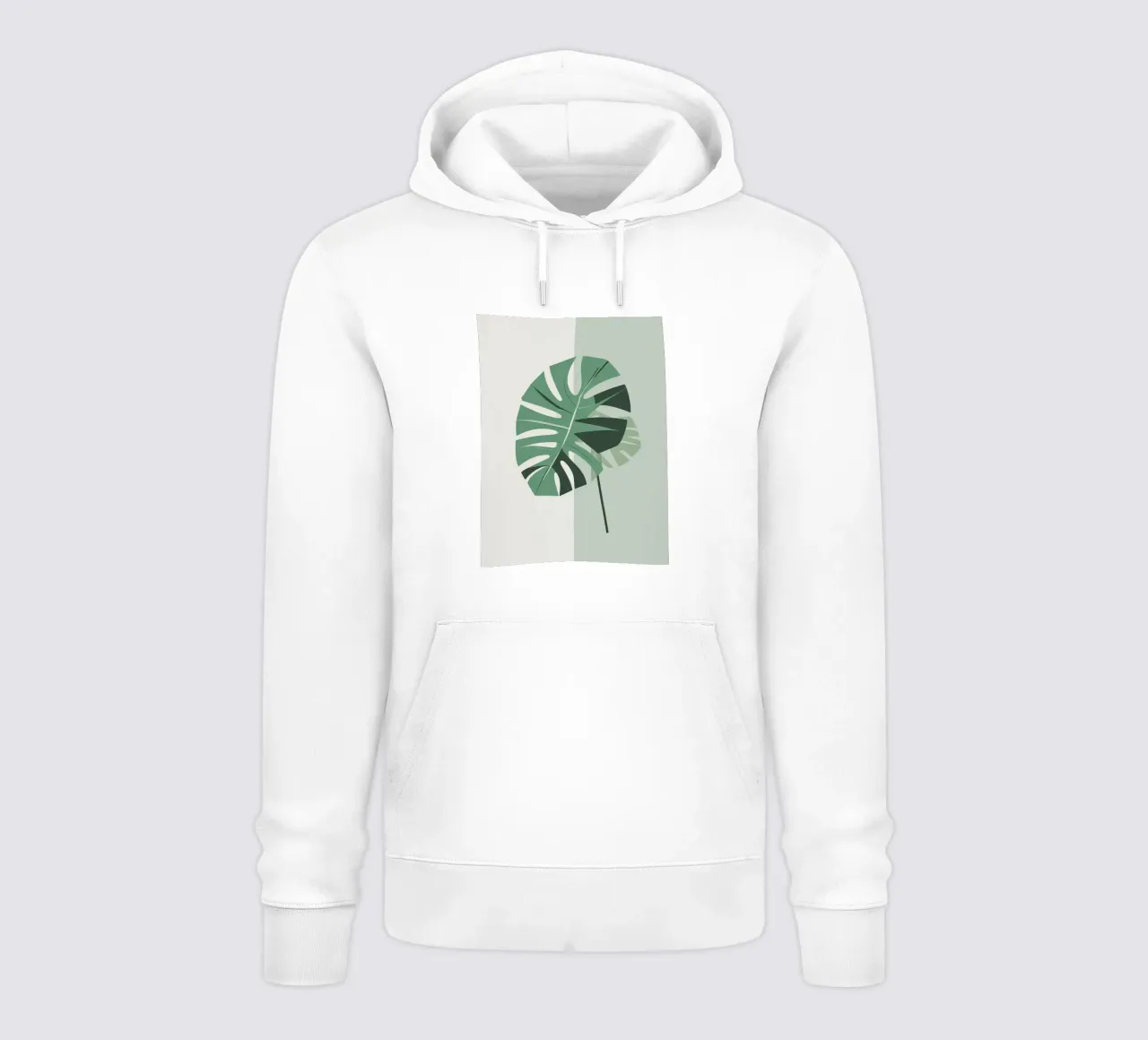 Geometrico stilizzato felpa con cappuccio da Botanical Gallery