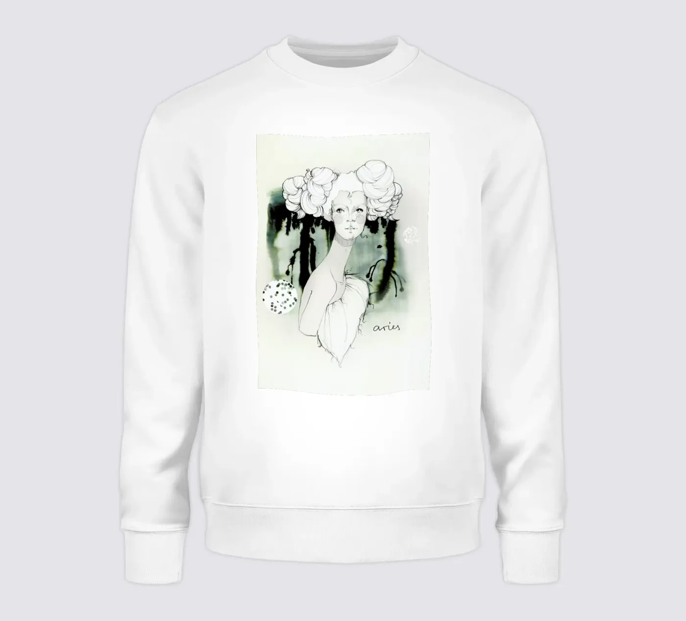 Widder sweatshirt van Ekaterina Koroleva