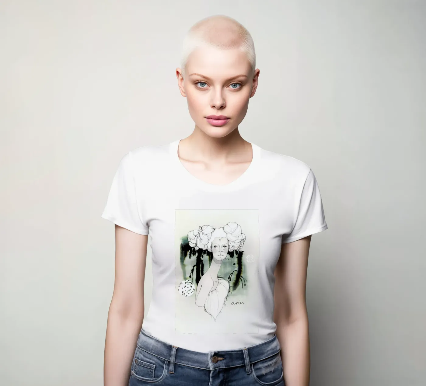 Widder t-shirt da donna da Ekaterina Koroleva