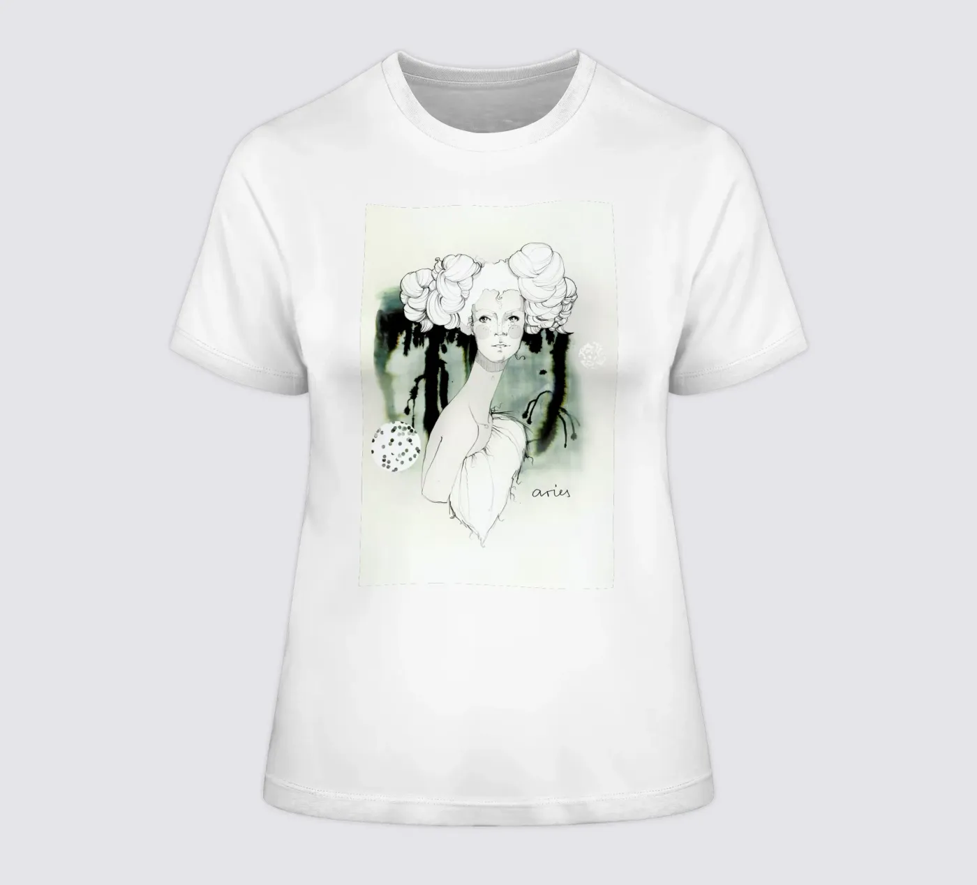 Widder t-shirt da donna da Ekaterina Koroleva
