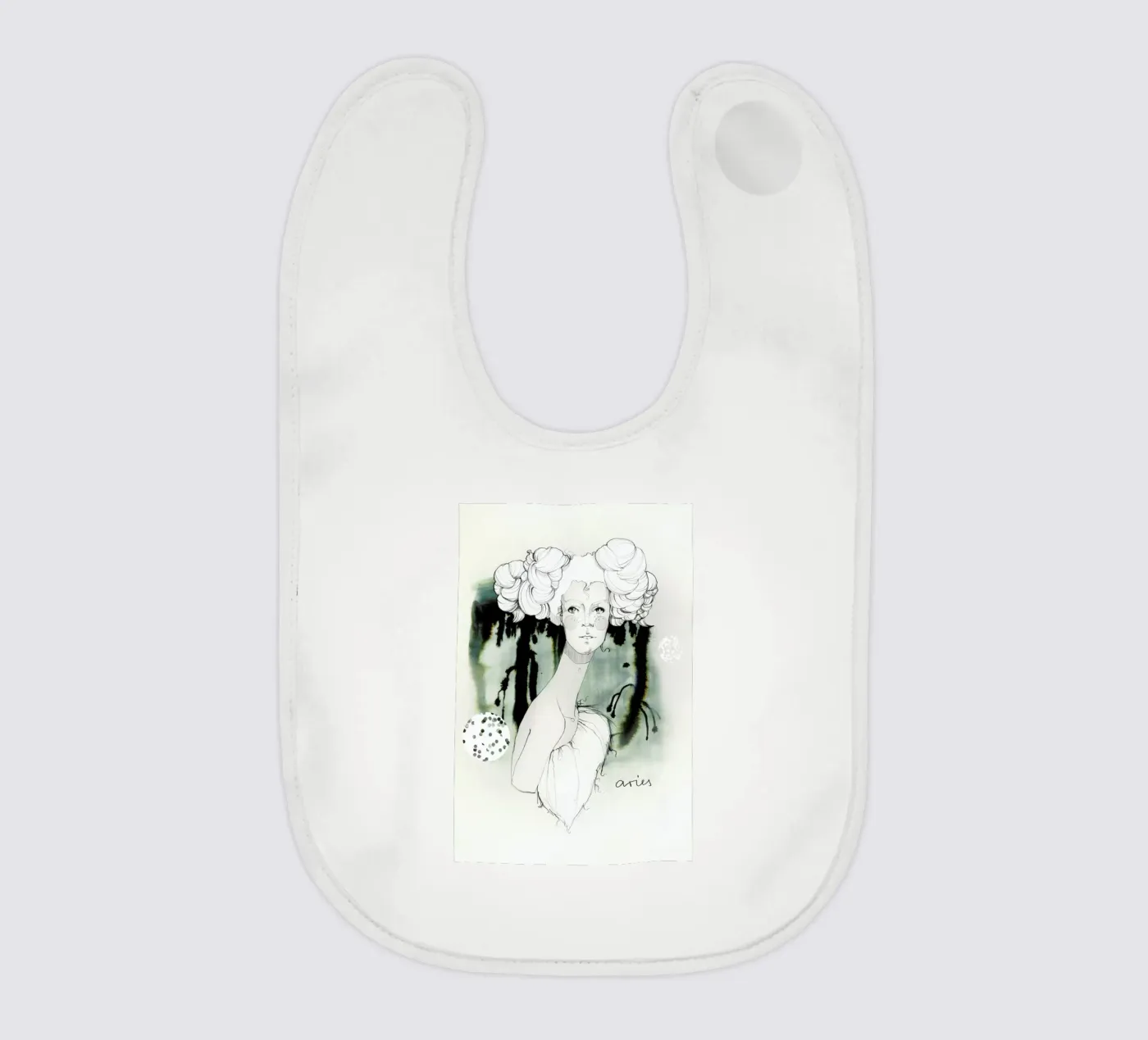 Widder baby slabbetje van Ekaterina Koroleva