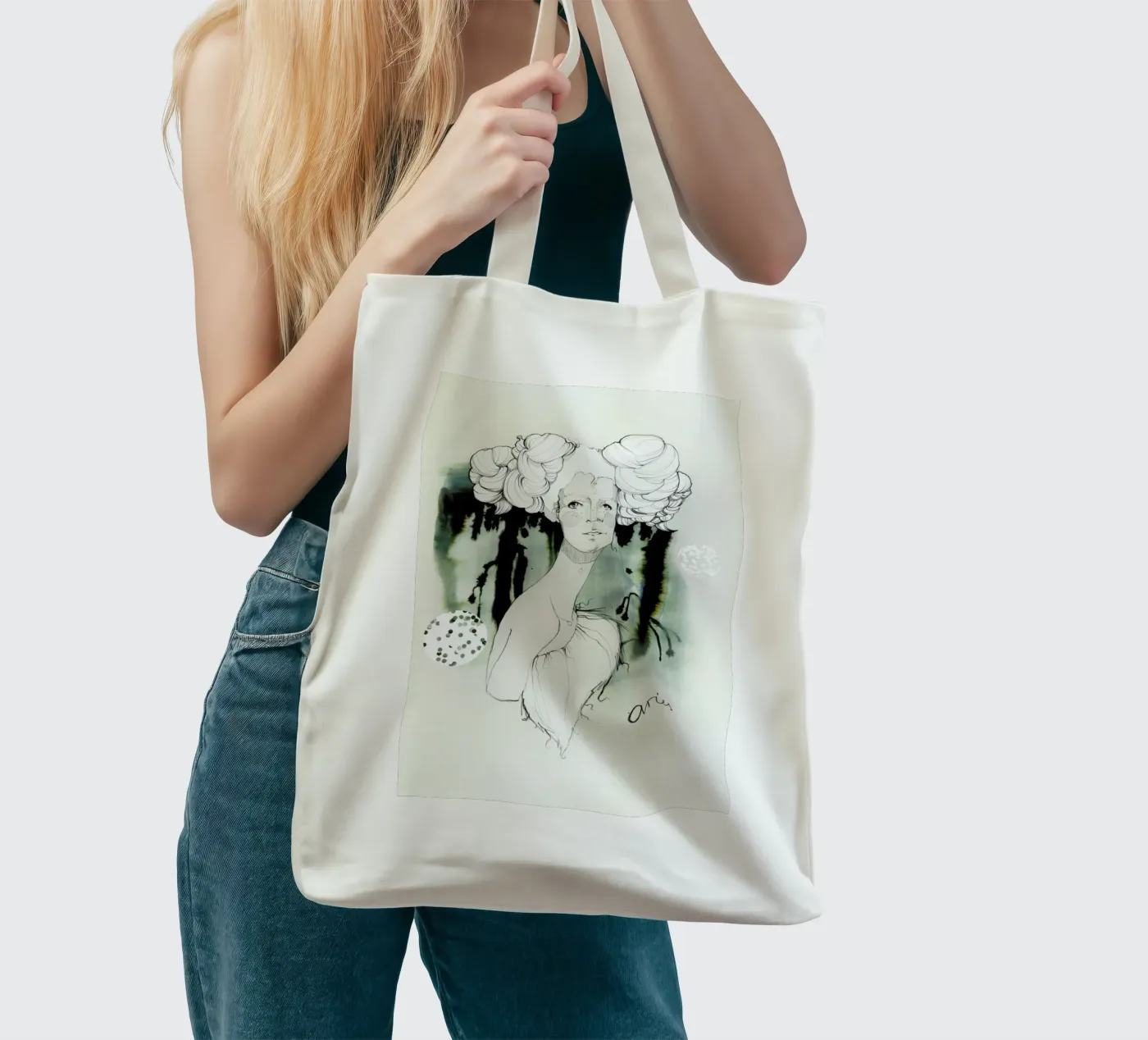 Widder tote bag by Ekaterina Koroleva