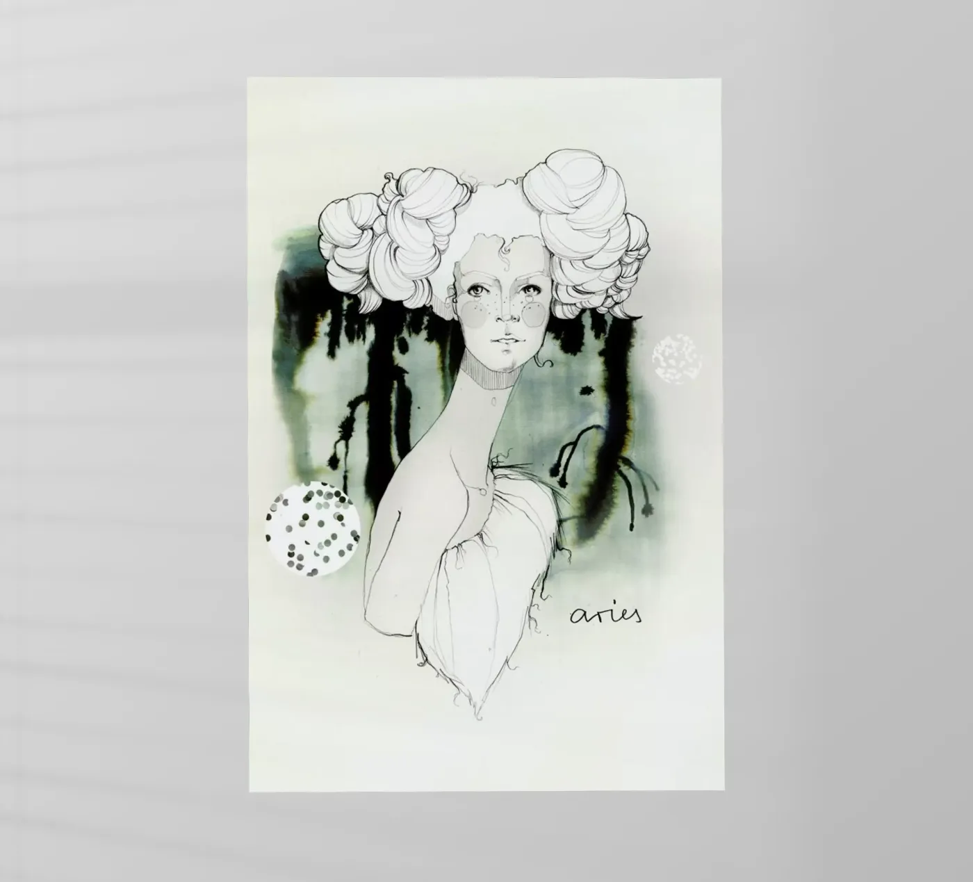 Widder backlit folie van Ekaterina Koroleva