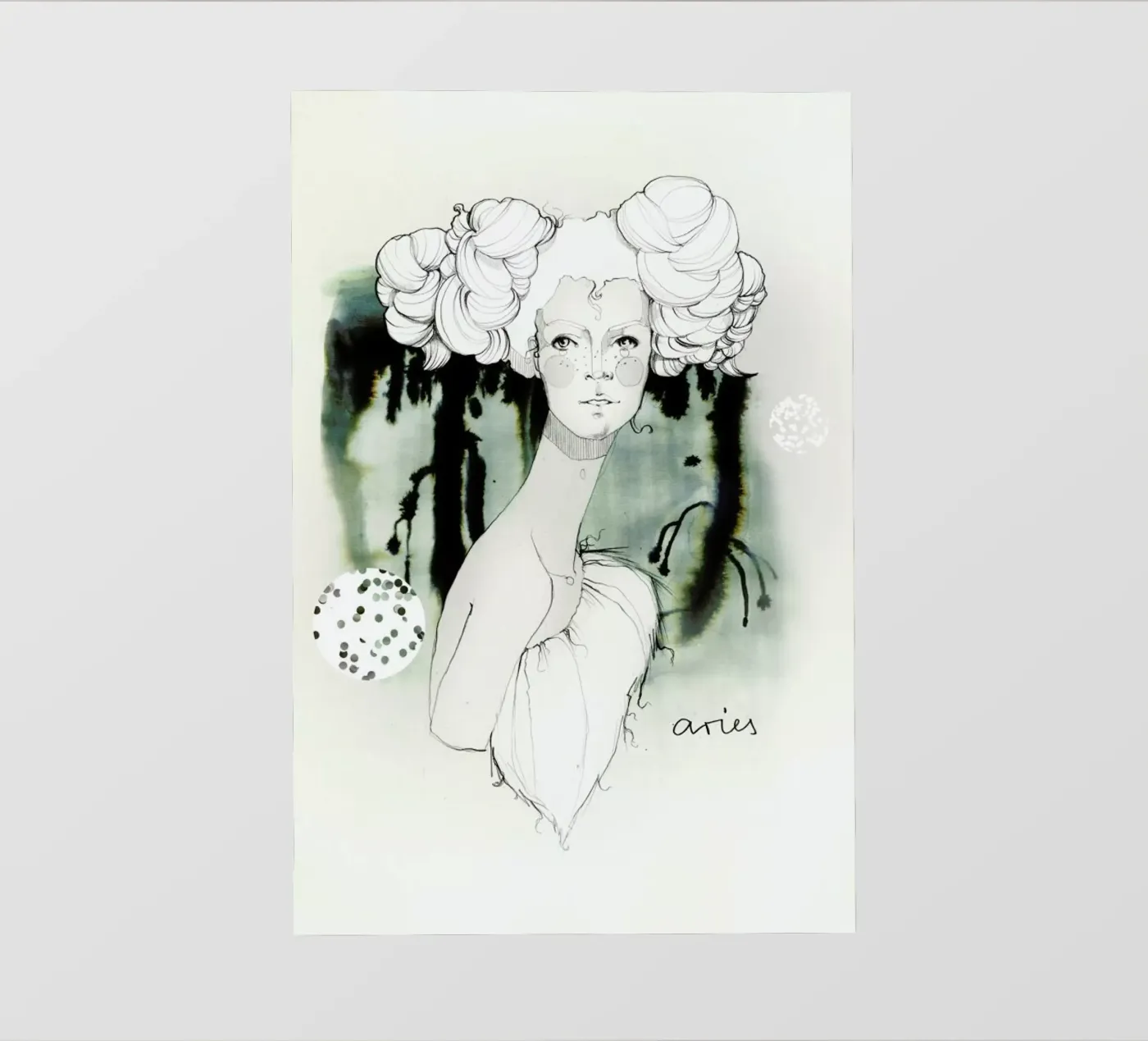 Widder backlit folie van Ekaterina Koroleva