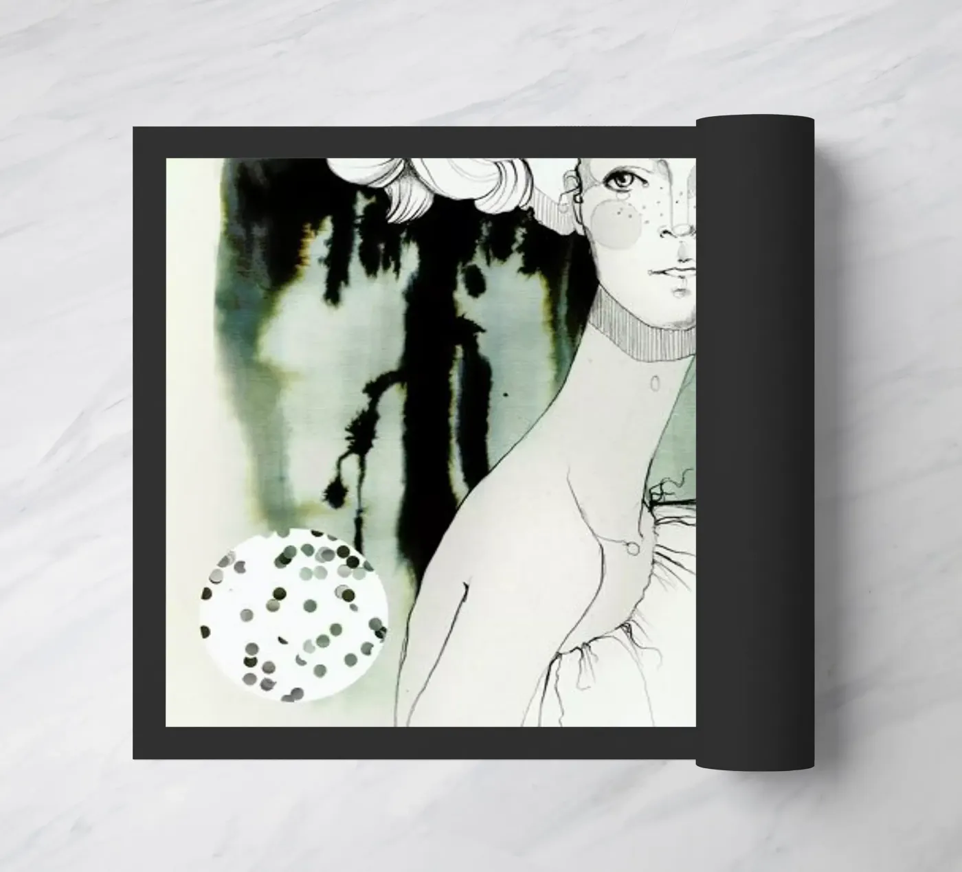 Widder Fußmatte von Ekaterina Koroleva