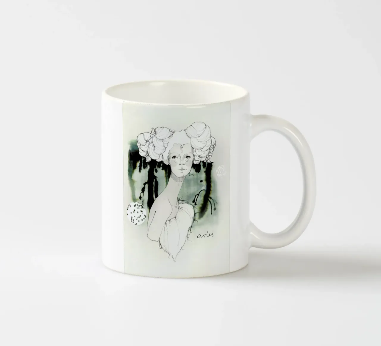 Widder tazza in ceramica da Ekaterina Koroleva