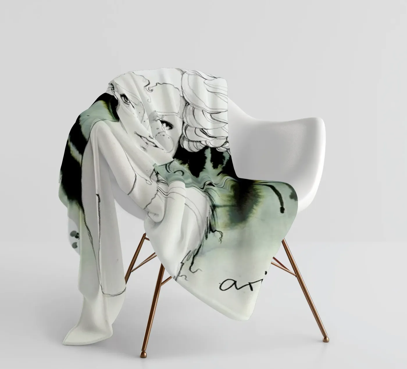 Widder coperta in pile da Ekaterina Koroleva