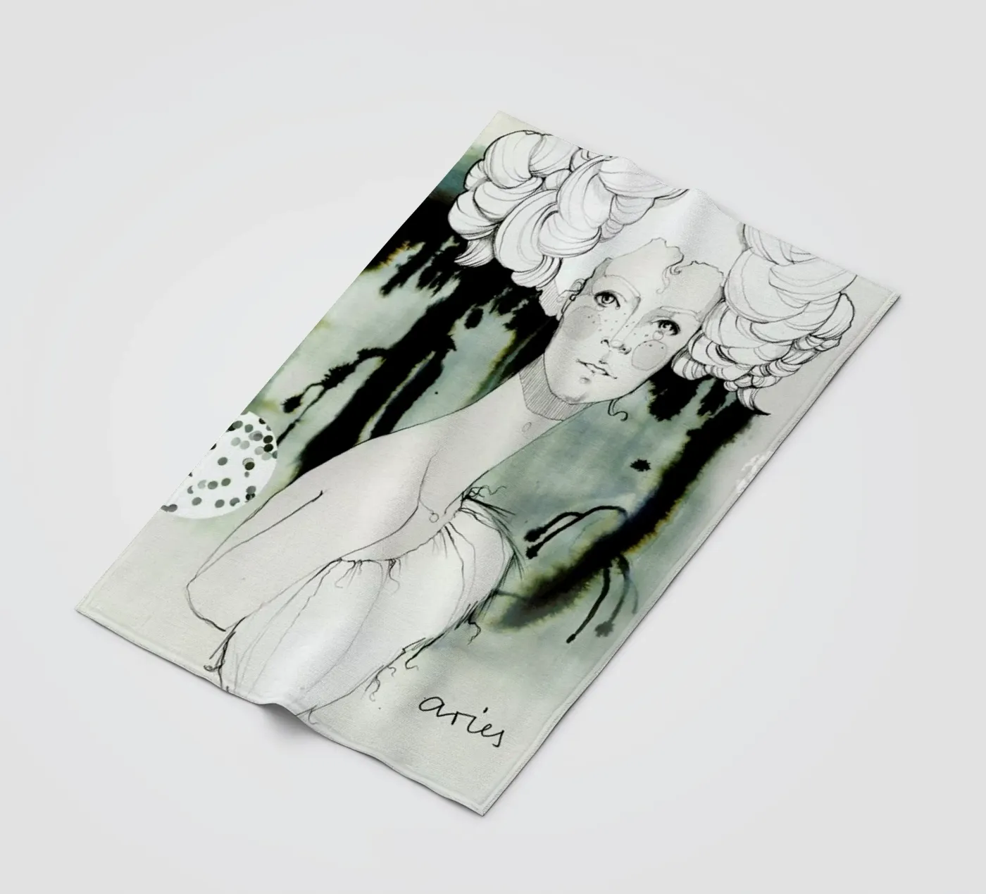 Widder coperta in pile da Ekaterina Koroleva