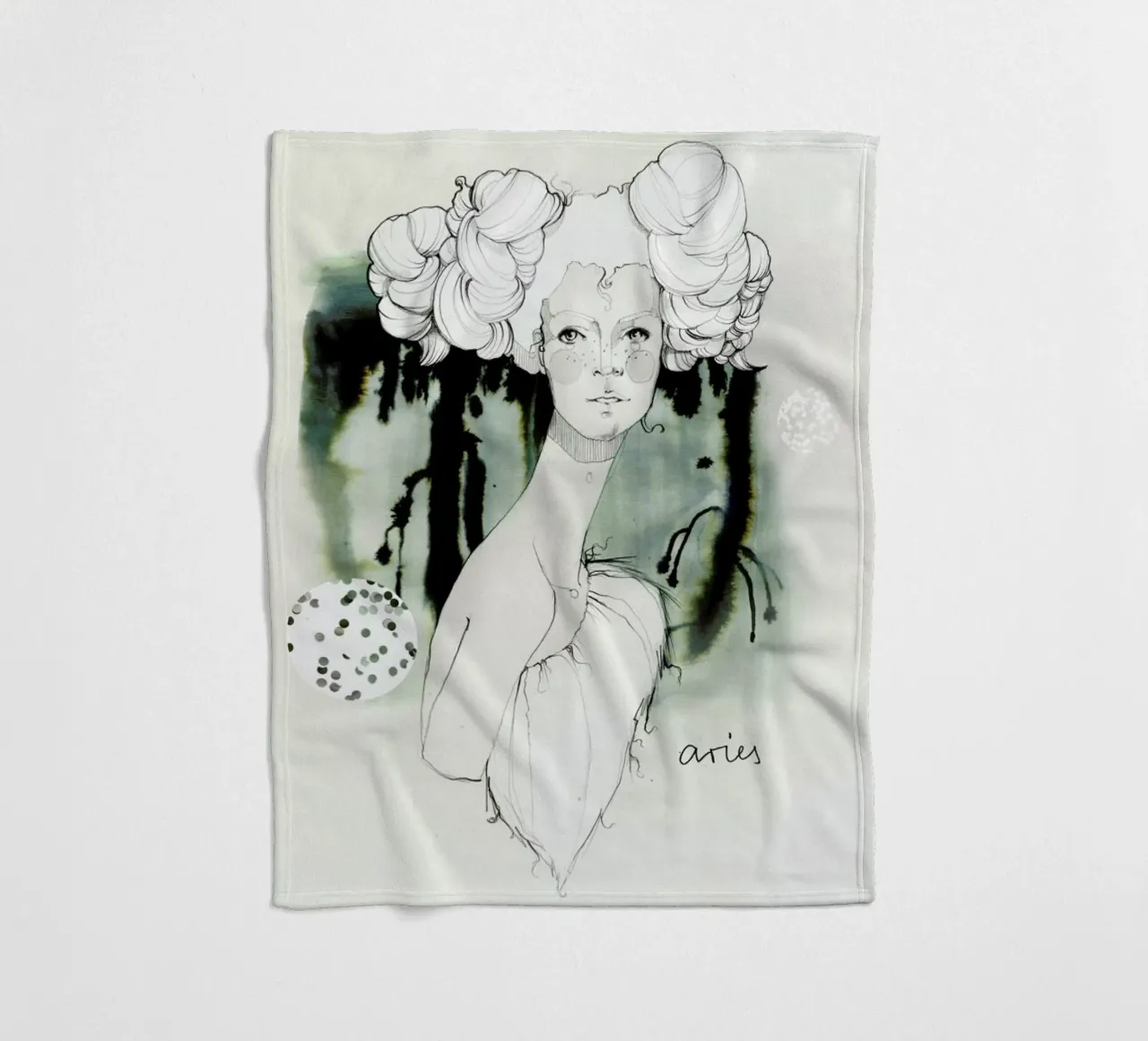 Widder coperta in pile da Ekaterina Koroleva