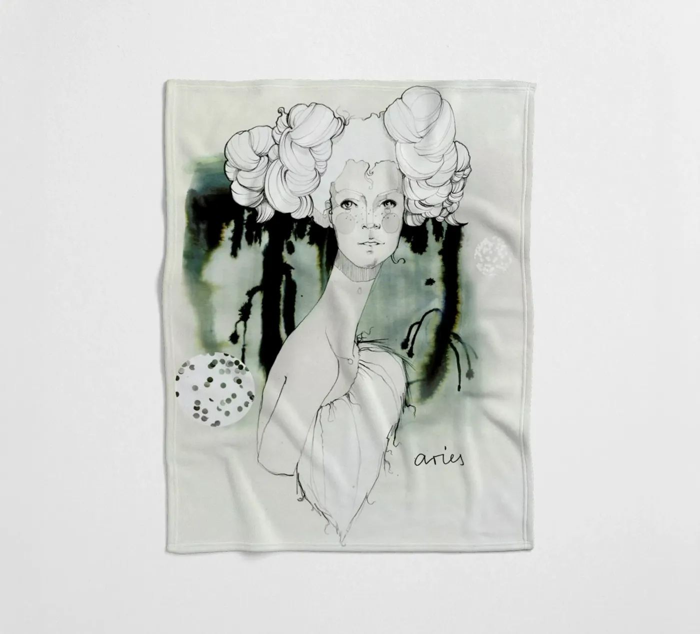 Widder coperta in pile da Ekaterina Koroleva