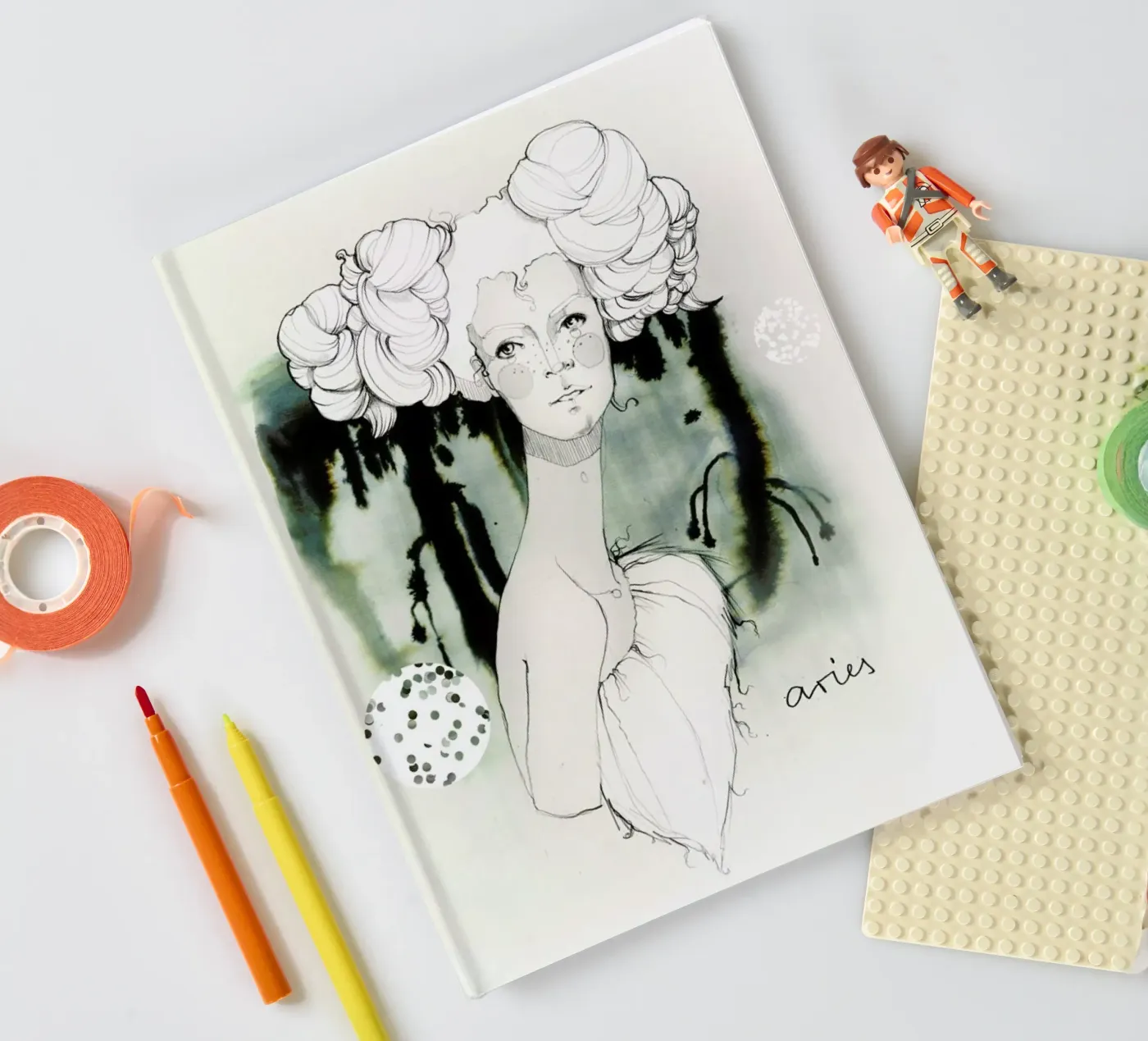 Widder notebook by Ekaterina Koroleva