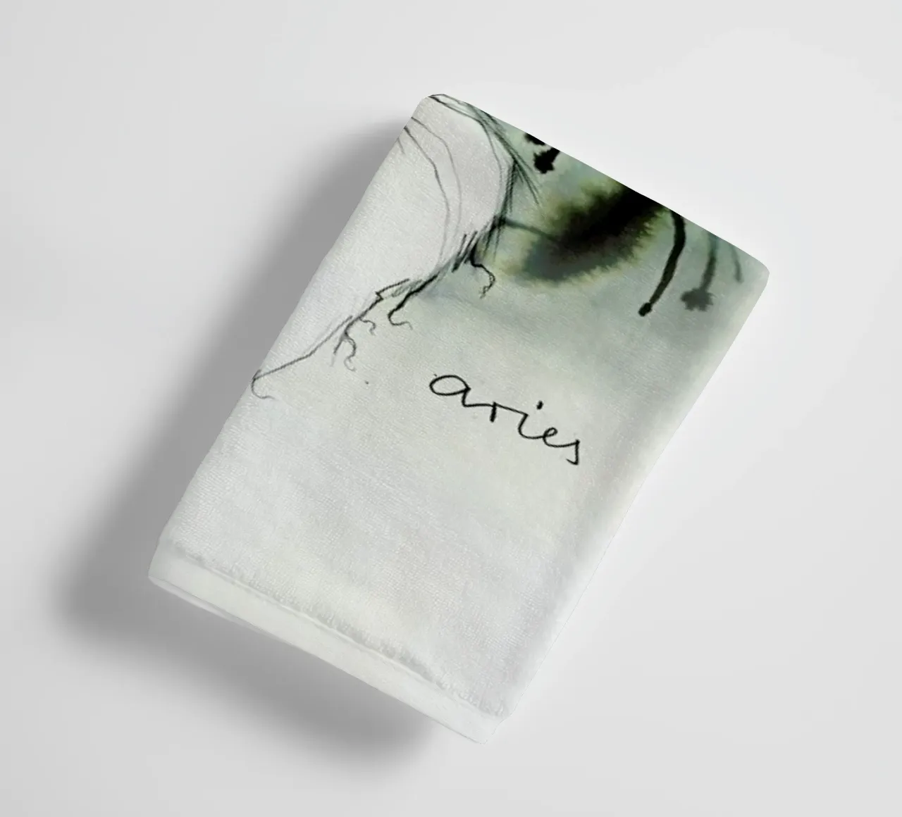 Widder towel by Ekaterina Koroleva