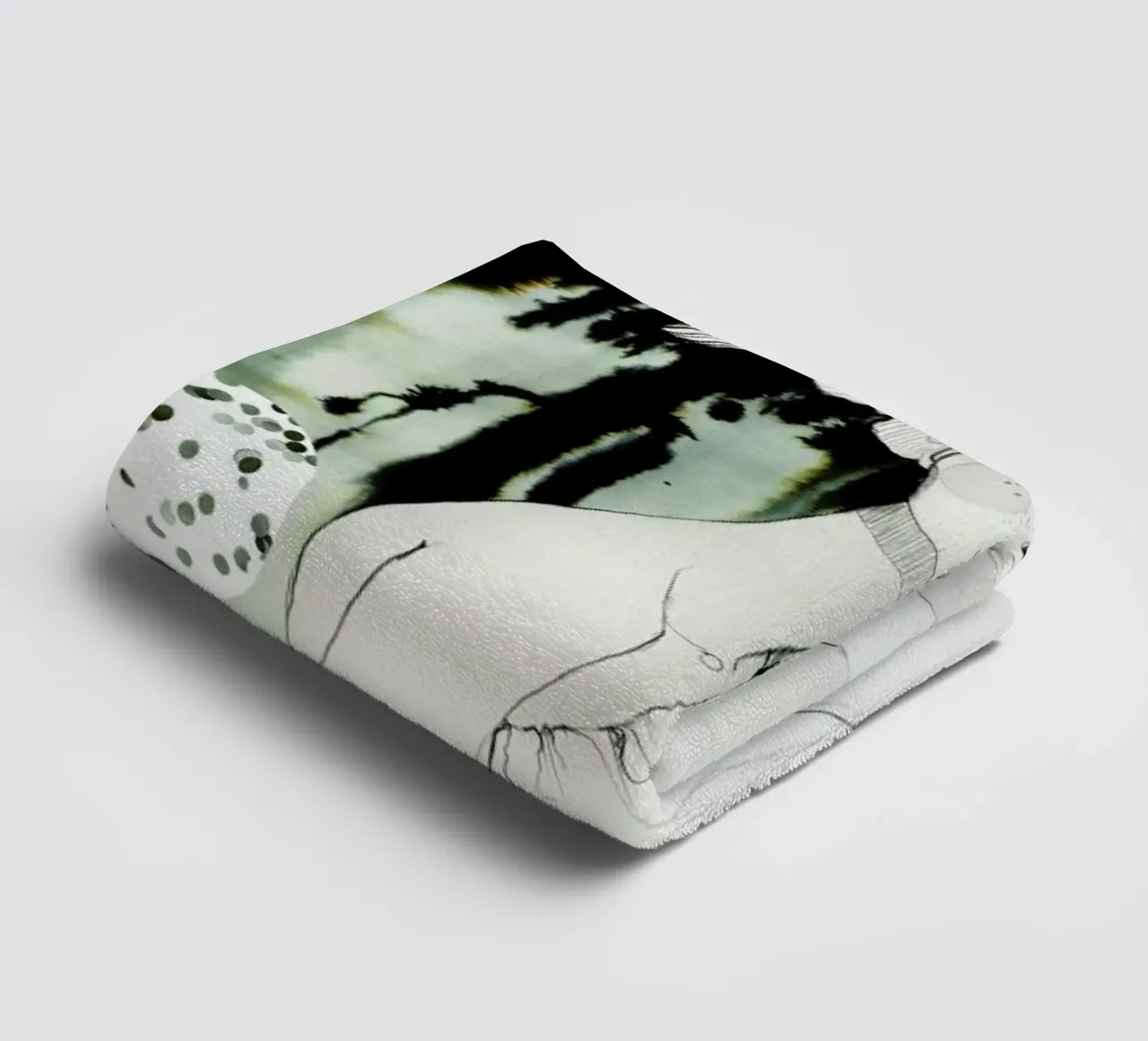 Widder towel by Ekaterina Koroleva