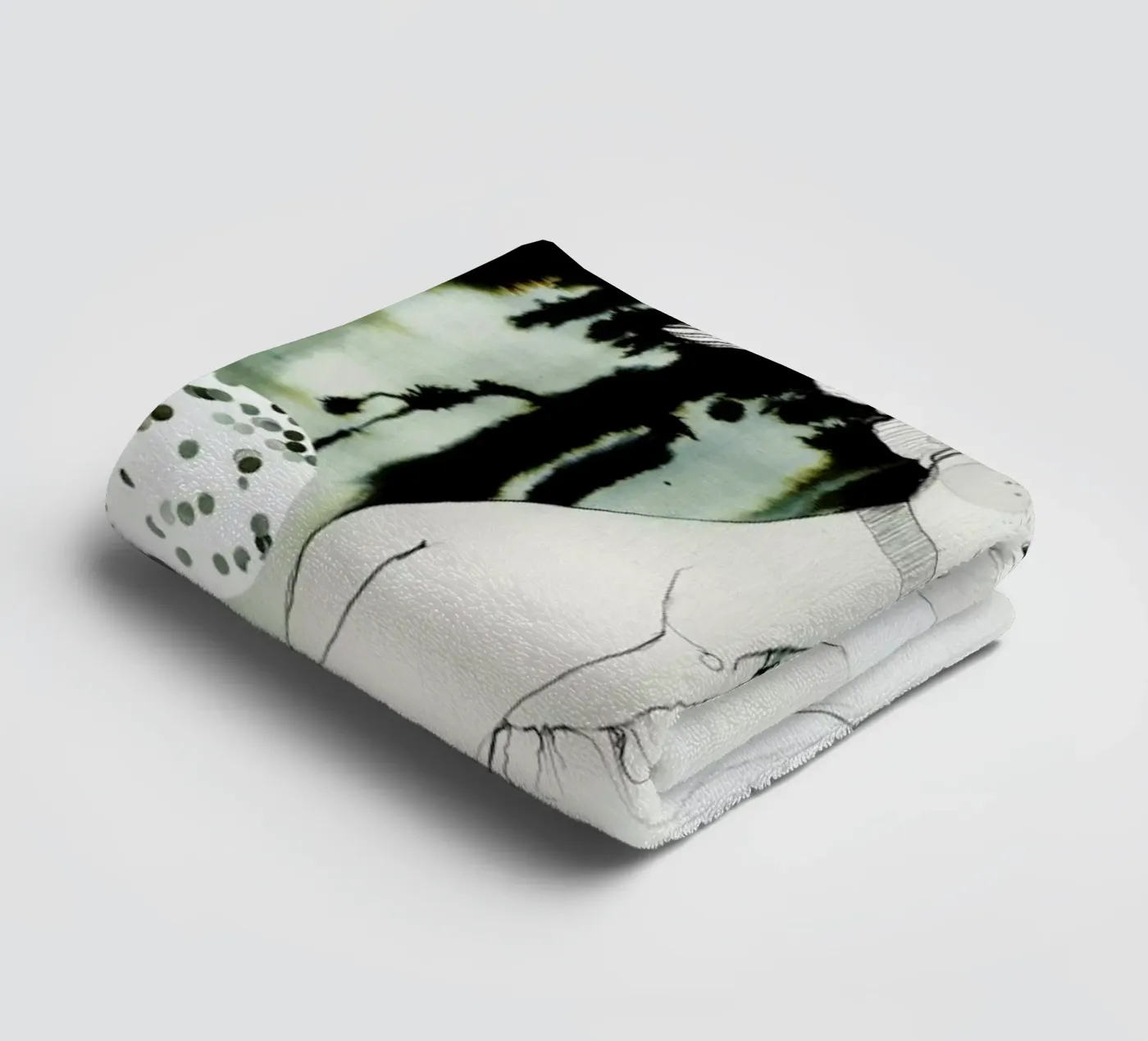 Widder badhanddoek van Ekaterina Koroleva