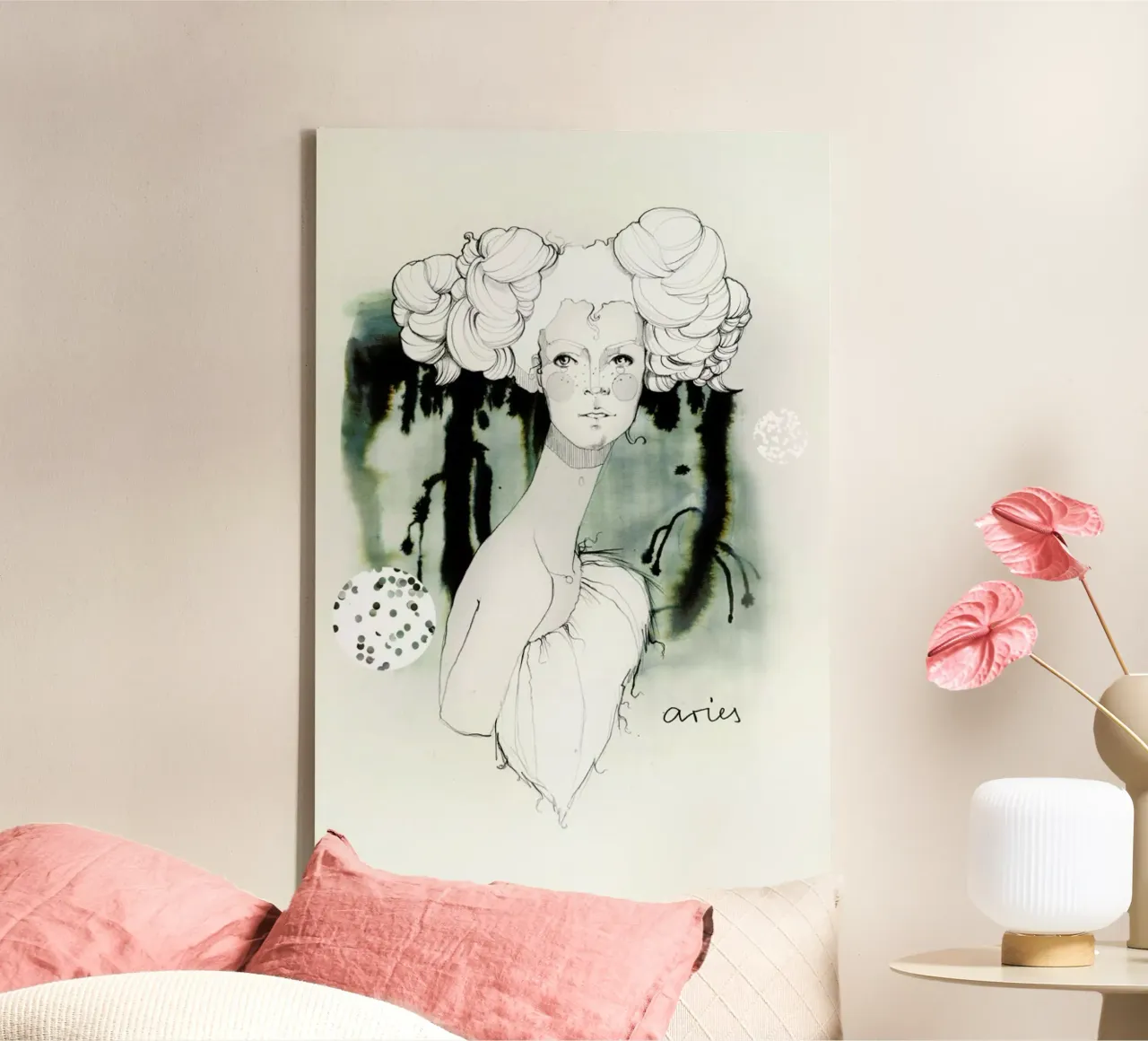 Widder canvas by Ekaterina Koroleva