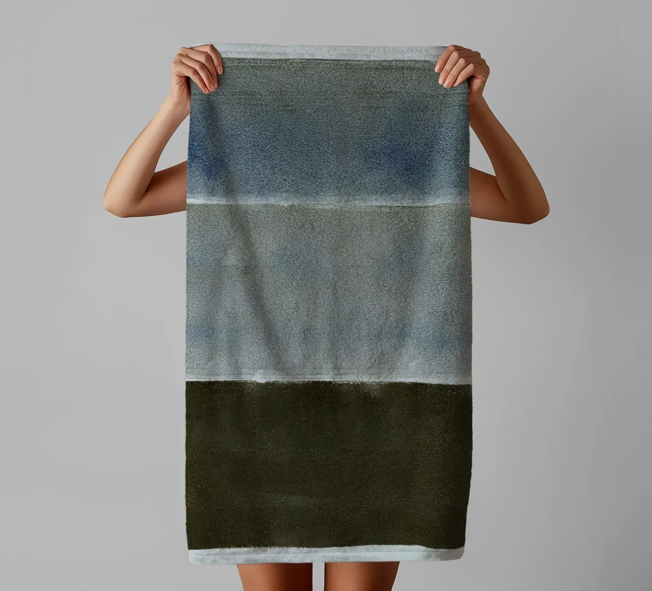 abstract colorfields 1 asciugamano da bagno da IRIS LEHNHARDT FINE ART