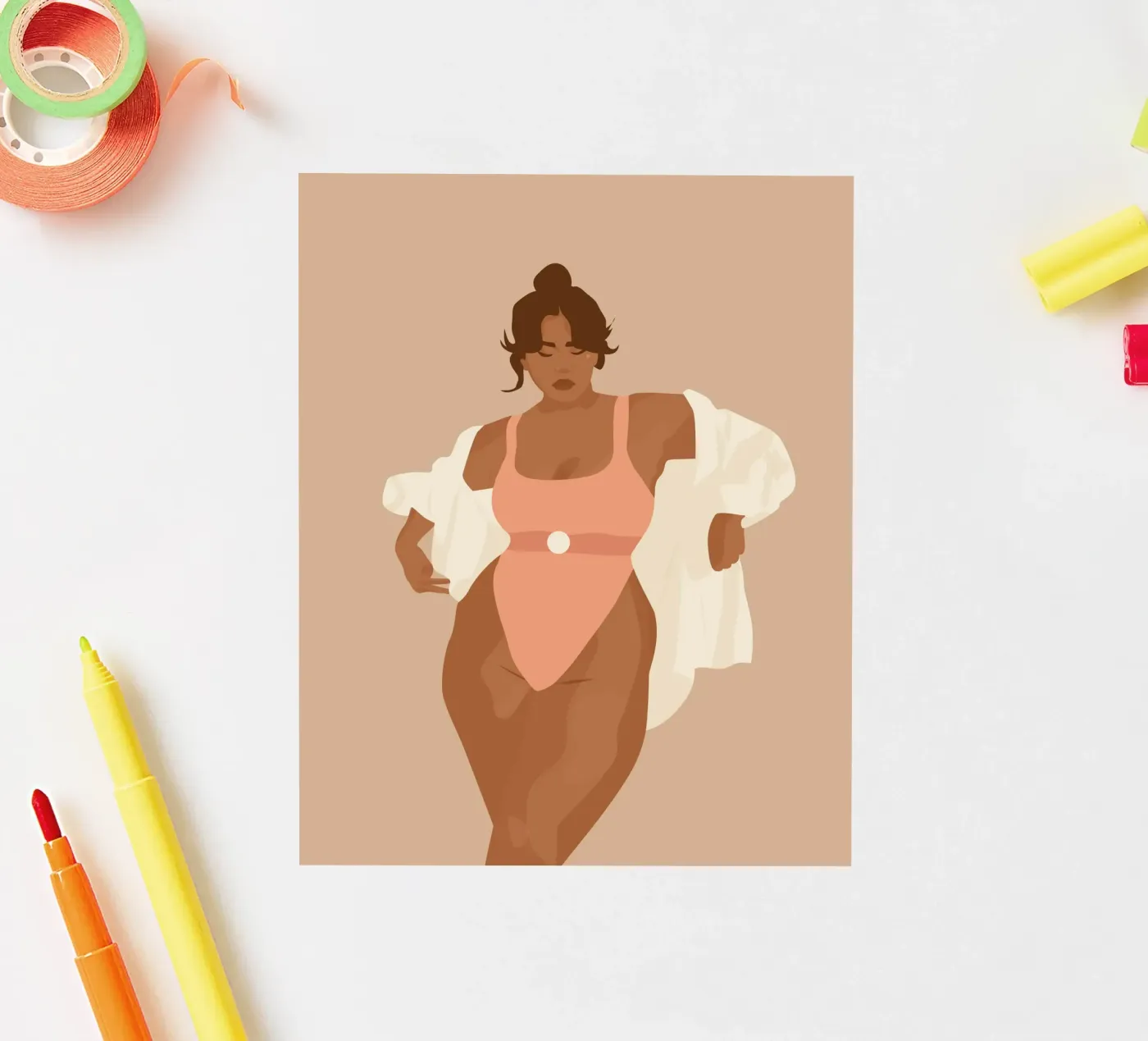 Mina sticker by Stuelleta