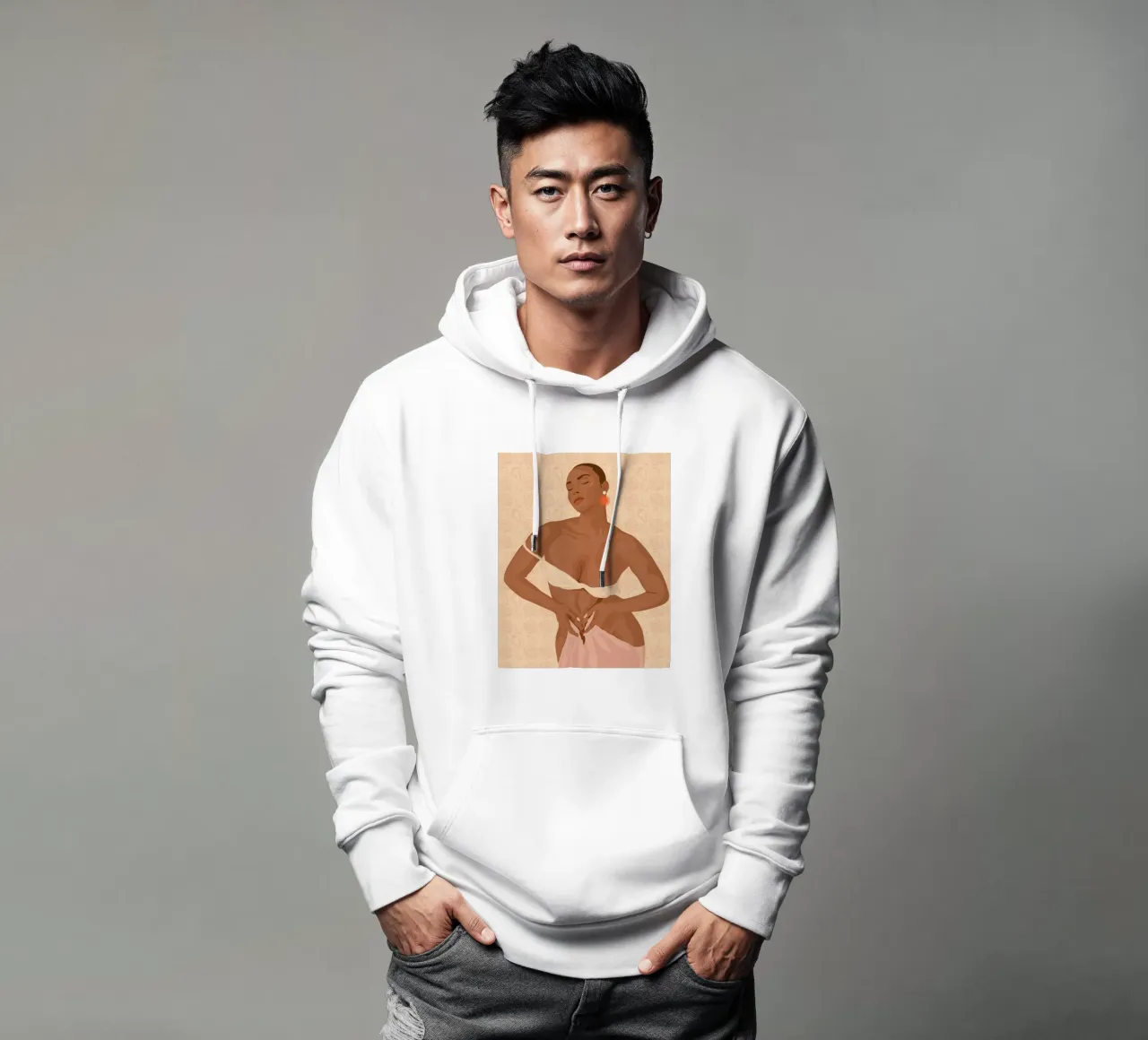 Shellfish hoodie by Stuelleta