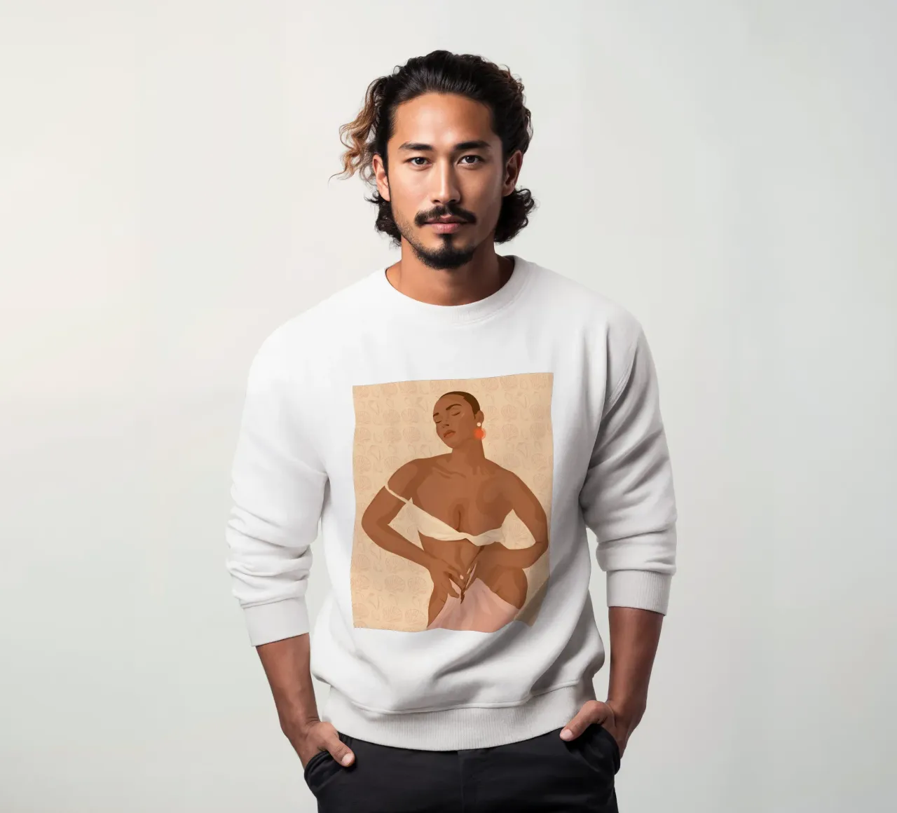 Shellfish sweatshirt by Stuelleta