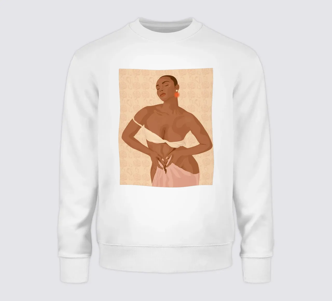 Shellfish sweatshirt by Stuelleta