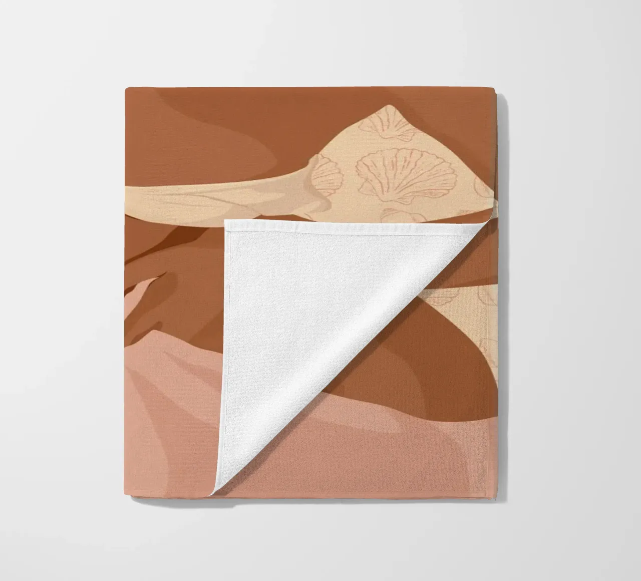 Shellfish beach towel by Stuelleta