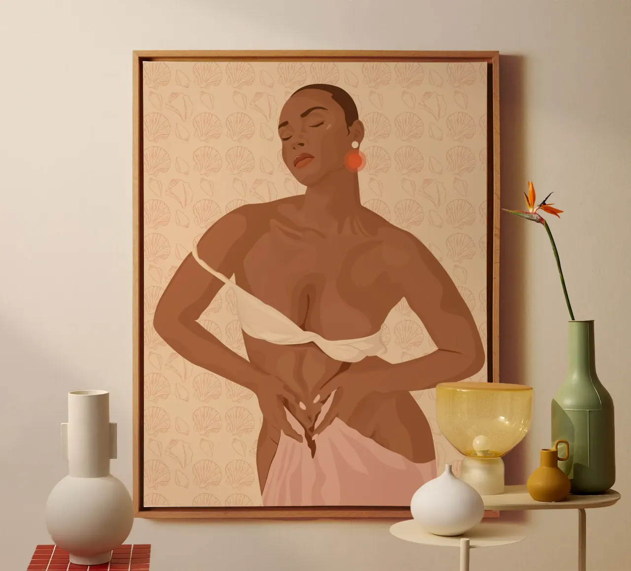 Shellfish canvas by Stuelleta