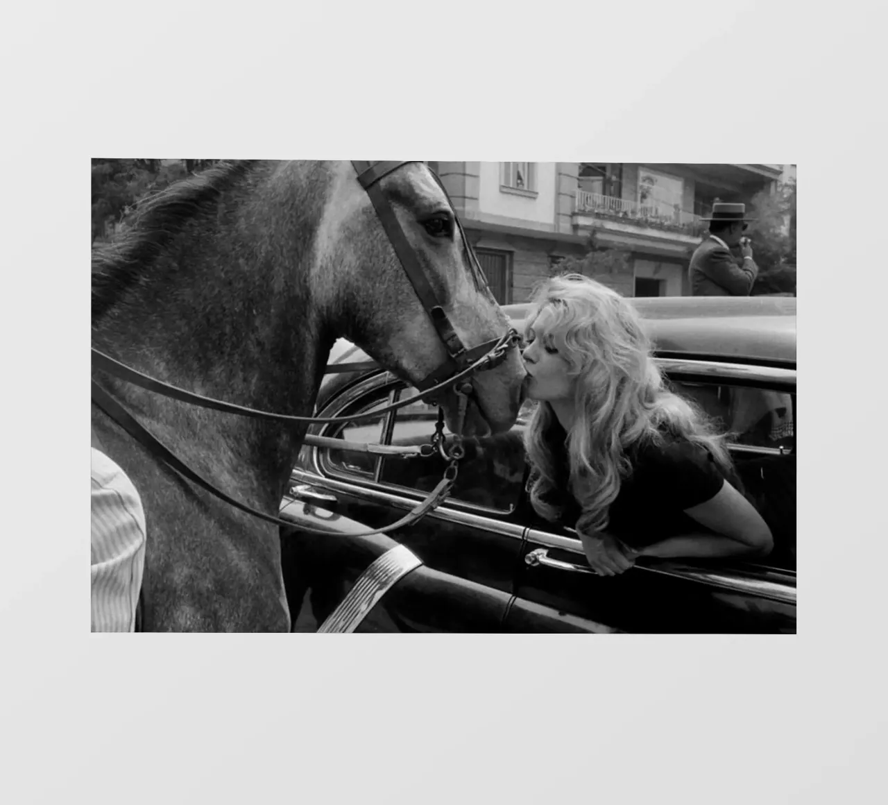 brigitte bardot nel 1958 a siviglia pellicola backlit da April Lewis