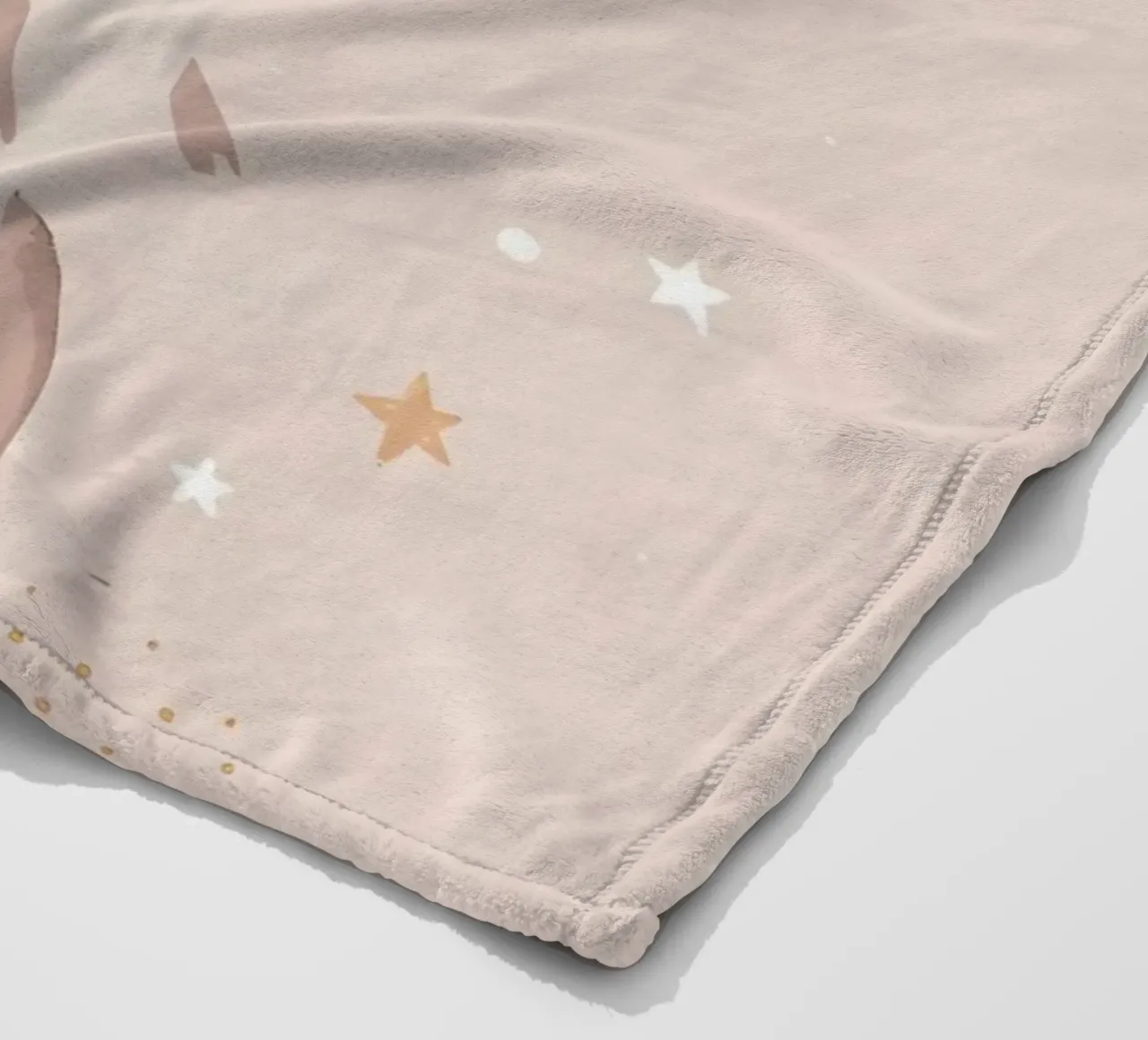 Dinosauro con stelle e nuvole coperta in pile da DesignDoodle