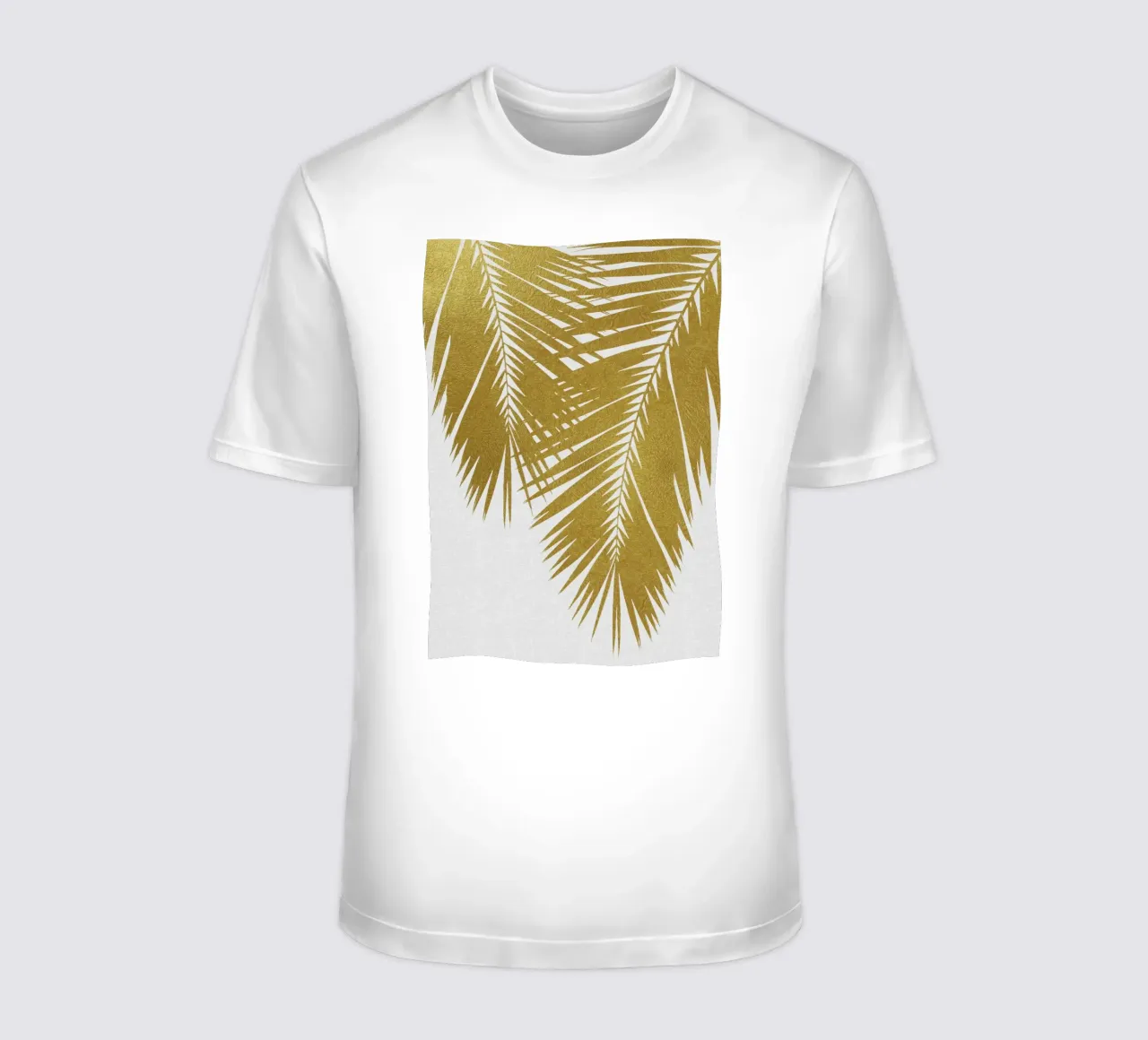 Oro a foglia di palma II t-shirt da Orara Studio