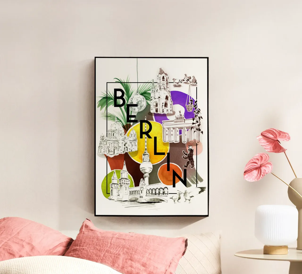 Berlin Colors plexiglass da Ick Liebe Dir, Berlin