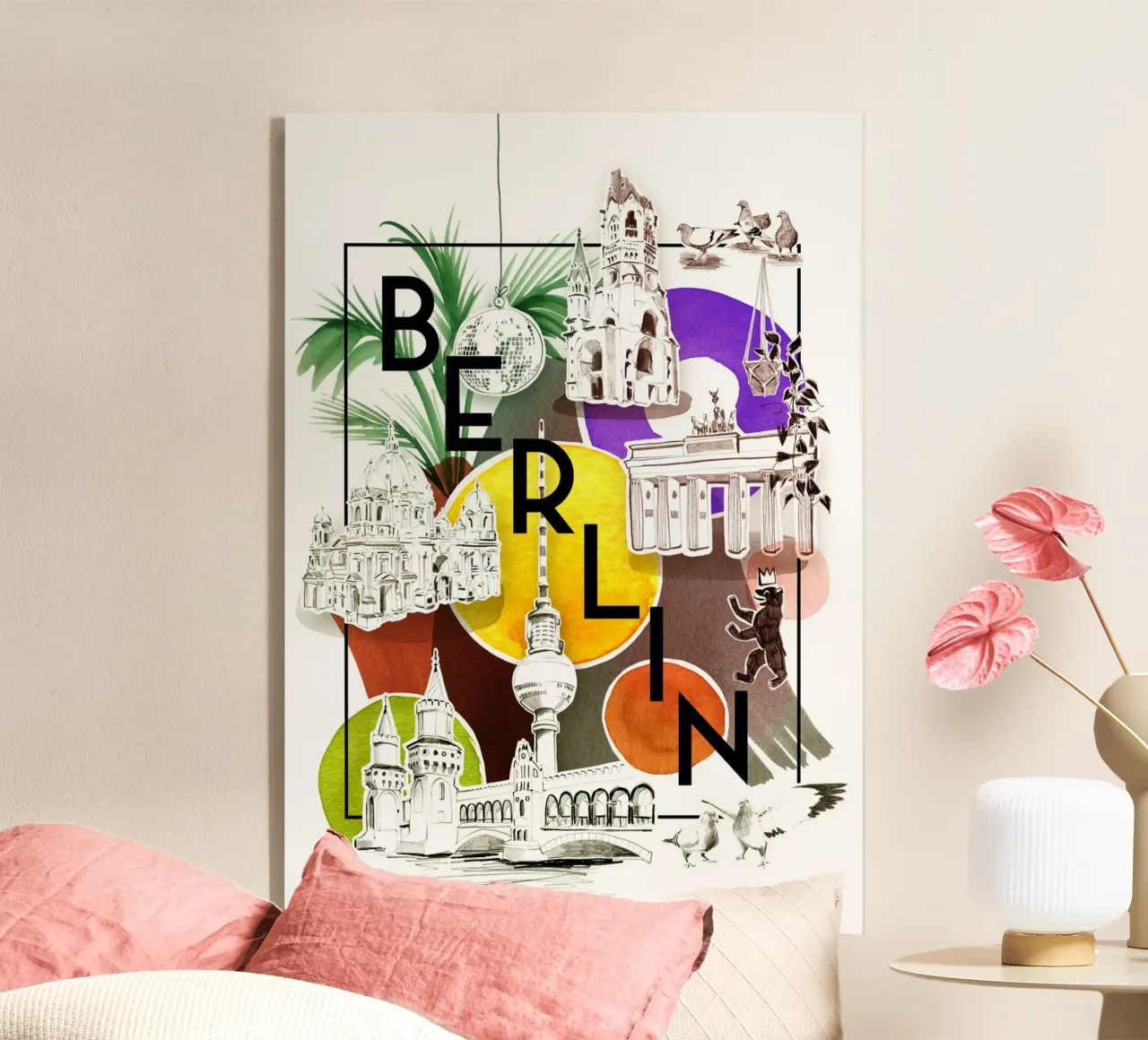 Berlin Colors plexiglass da Ick Liebe Dir, Berlin