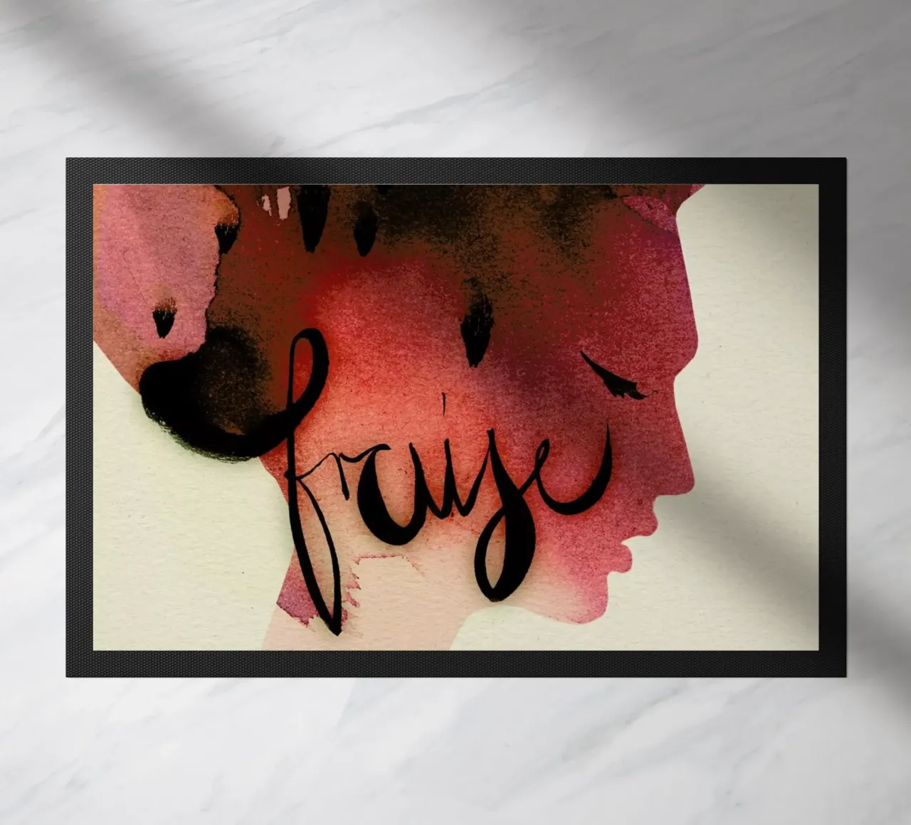 Fraise Fußmatte von Ekaterina Koroleva