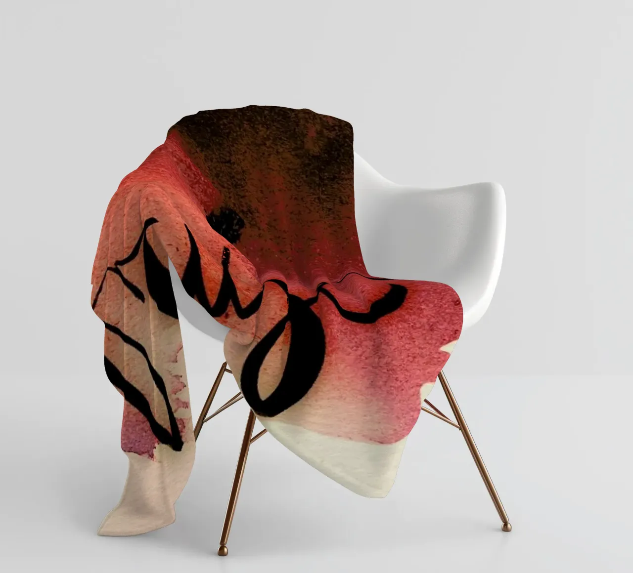 Fraise fleece blanket by Ekaterina Koroleva