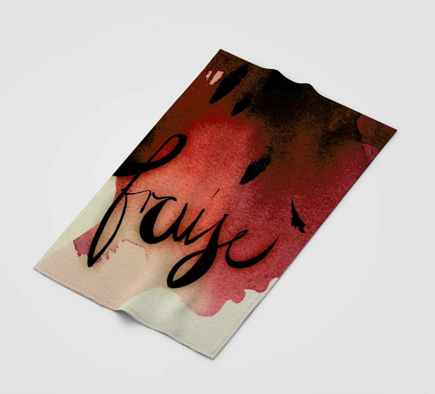 Fraise Fleecedecke von Ekaterina Koroleva