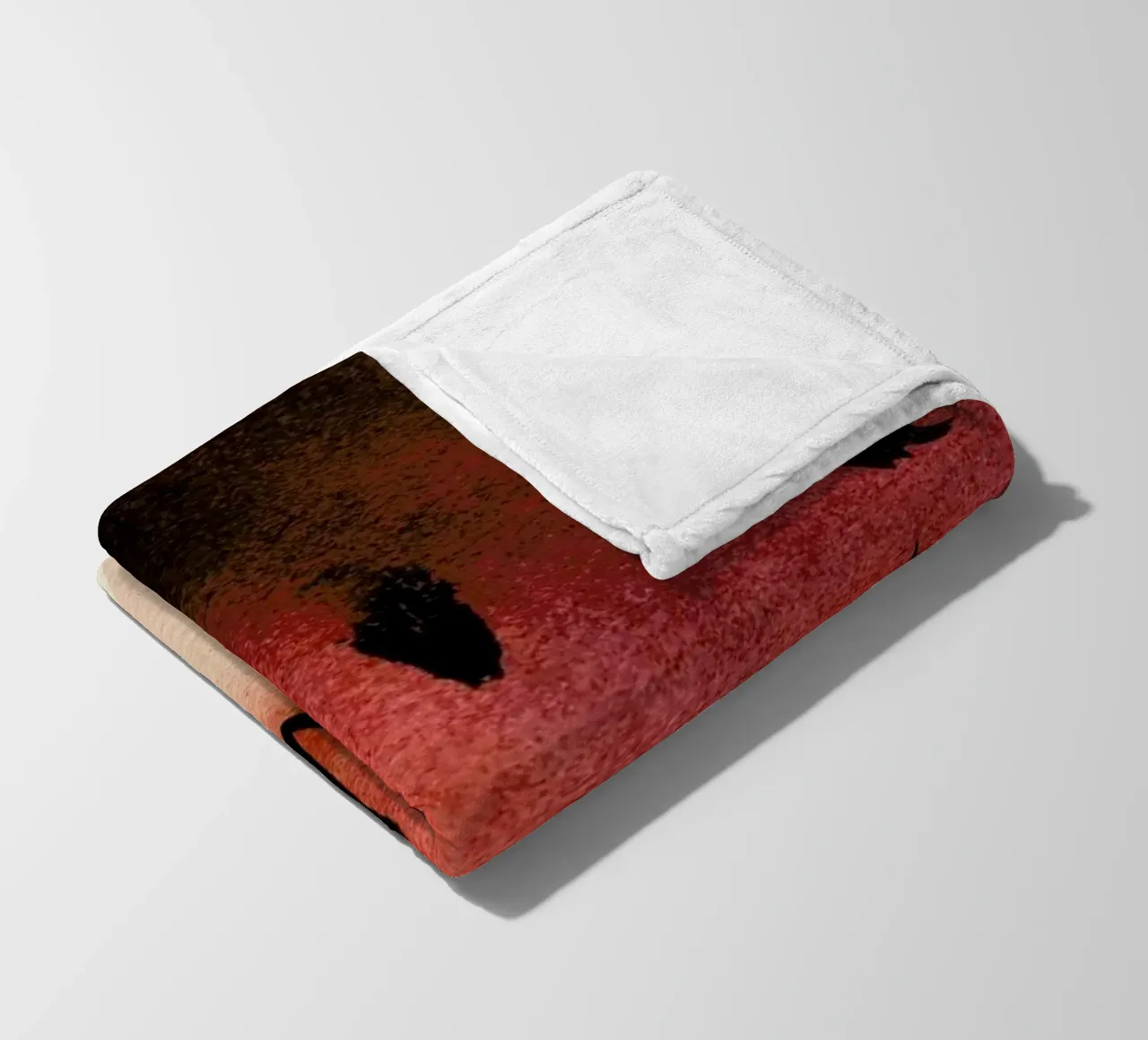 Fraise fleece blanket by Ekaterina Koroleva