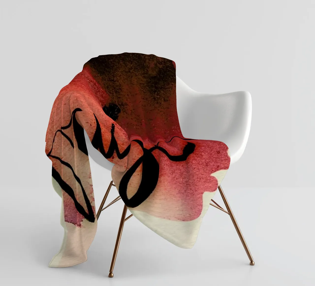 Fraise fleece blanket by Ekaterina Koroleva