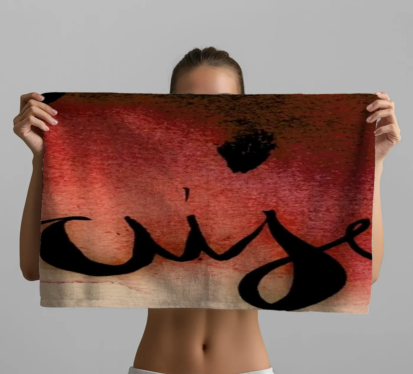 Fraise towel by Ekaterina Koroleva