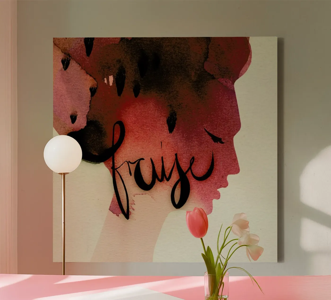 Fraise canvas by Ekaterina Koroleva