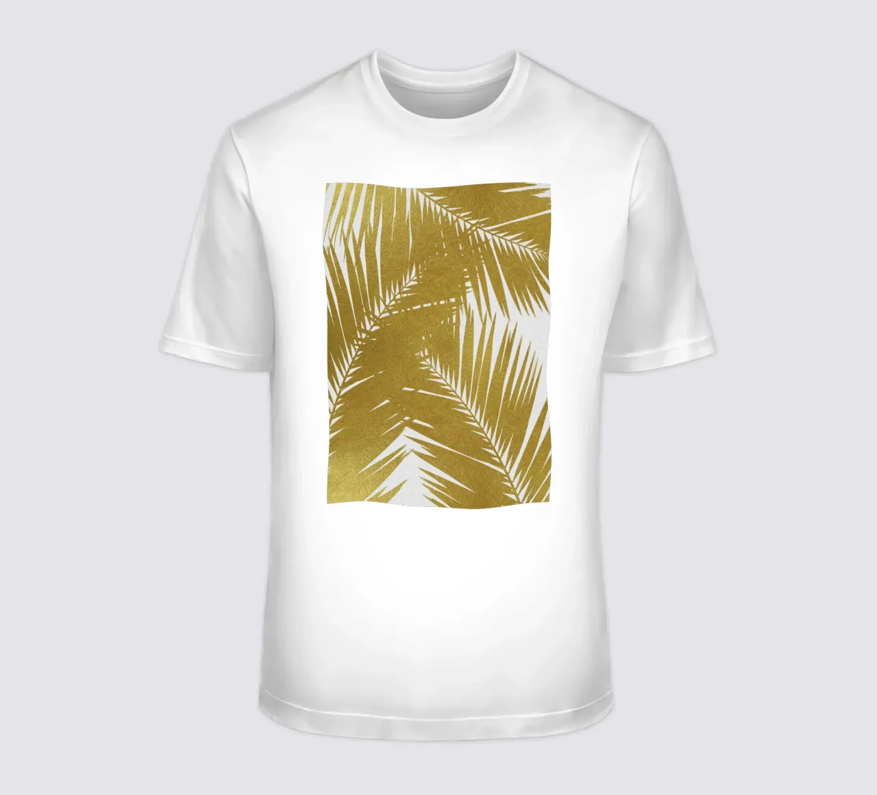 Oro a foglia di palma III t-shirt da Orara Studio