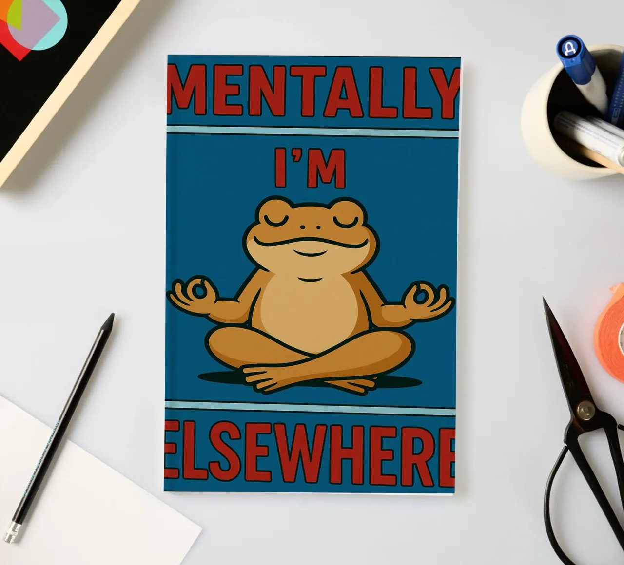 mentally im elsewhere notebook by SADELA
