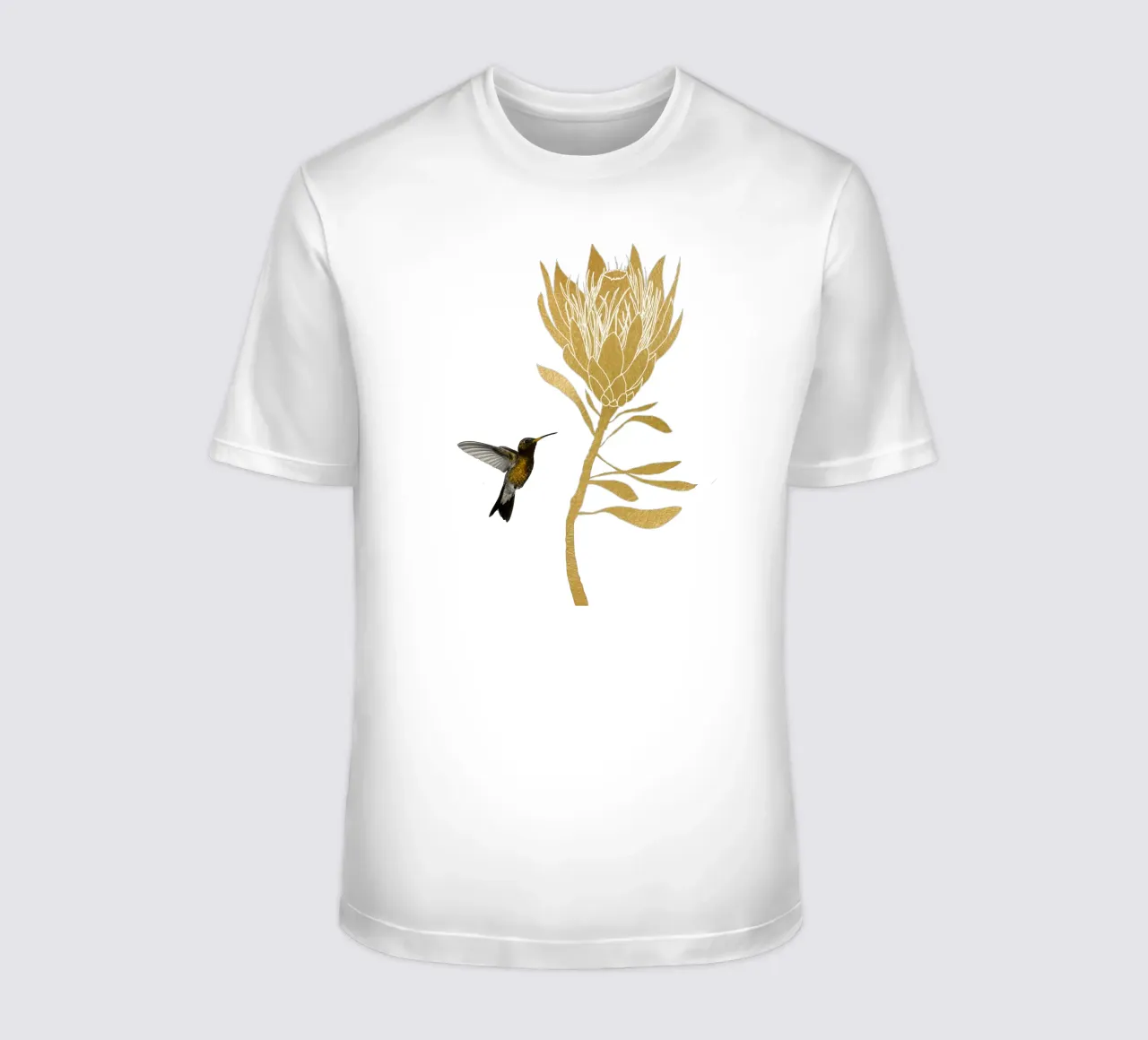 Kolibri & Blume I T-Shirt von Orara Studio