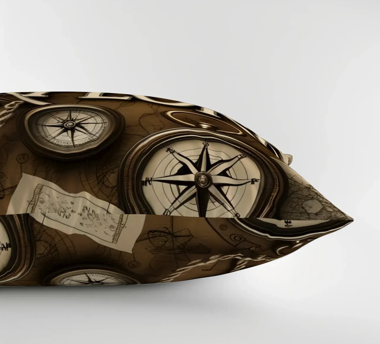 Esplorare l'arte con bussole e mappe cuscino da DesignDoodle