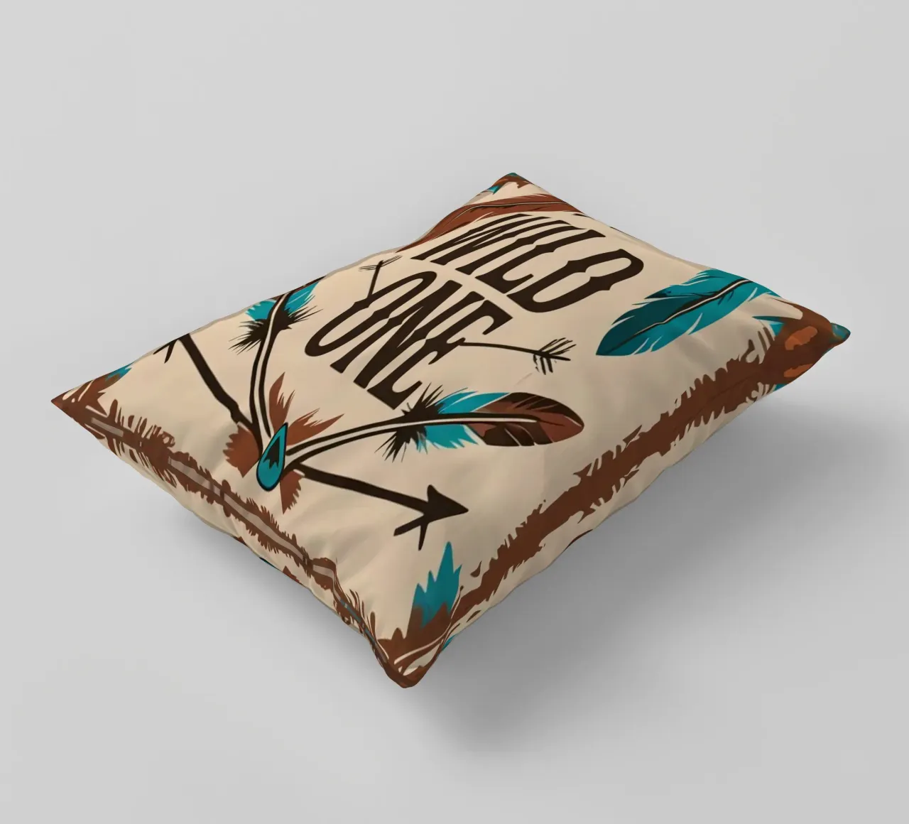 Piume e frecce con "WILD ONE cuscino da DesignDoodle