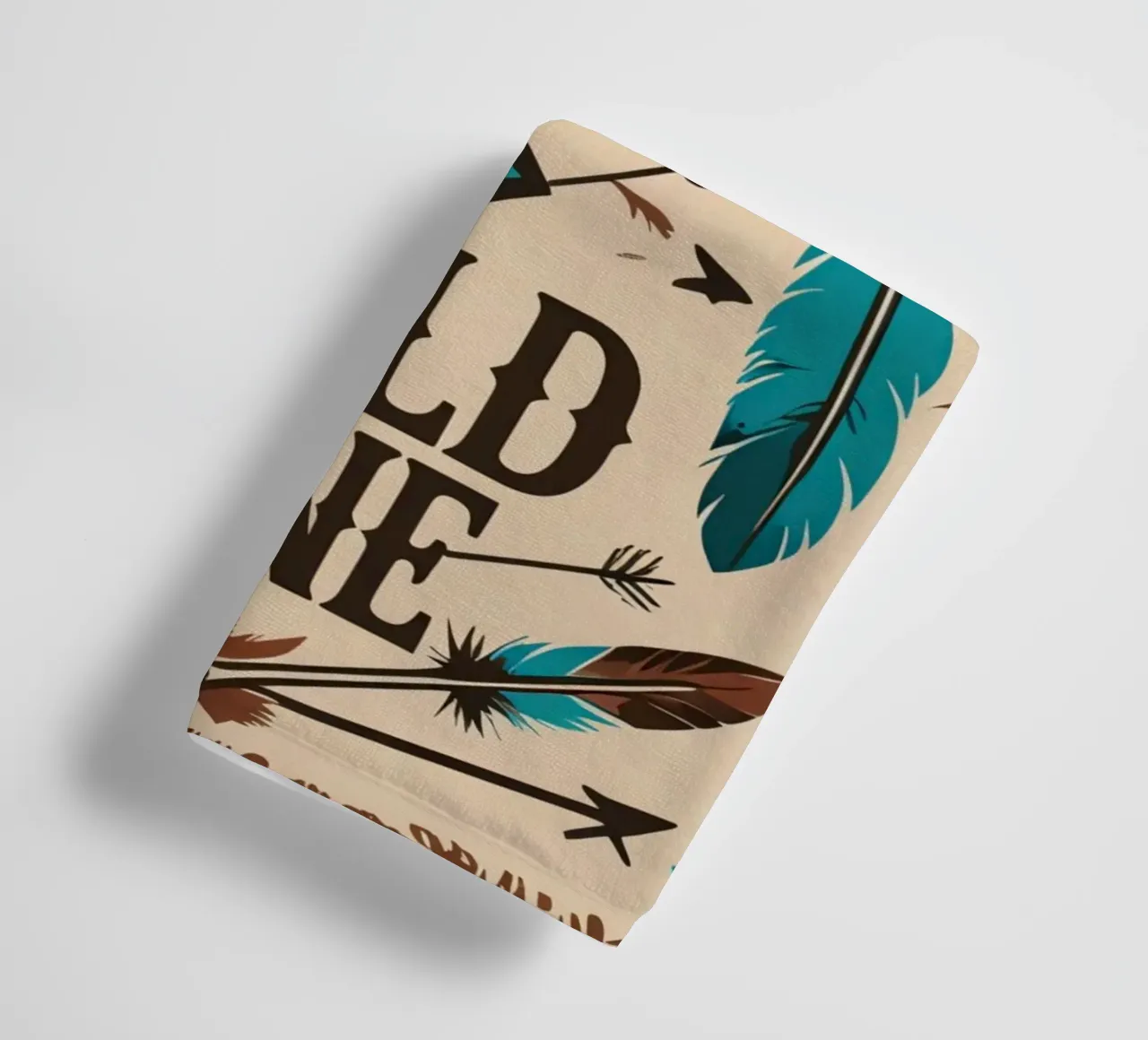 Feathers and Arrows with "WILD ONE" towel by DesignDoodle